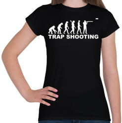 printfashion Trap lövészet - Női póló - Fekete (3266142)