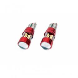 Set 2 becuri T10 27 LED 12-24v 01446 (AMIO 01446)
