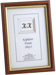FrameTrade képkeret 17 sötétbarna-arany