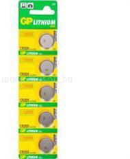 GP Batteries CR2025 lítium gombelem 5db/bliszter (B1525) (B1525)