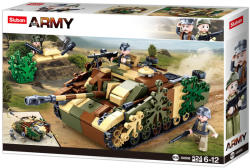 Sluban Army WWII - Német páncélvadász építőjáték készlet (M38-B0858)