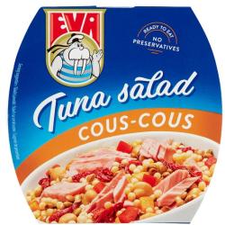 EVA Zöldségek tonhallal, kuszkusz és szárított paradicsom (160g)