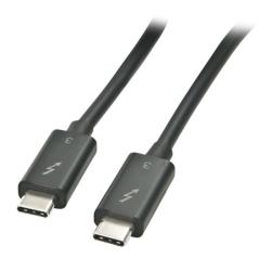 Lindy Cablu Thunderbolt 3 T-T 40Gbs 0.5m Negru, Lindy L41555 (L41555)