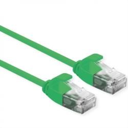 Roline Cablu de retea Slim cat 6A UTP LSOH 1.5m Verde, Roline 21.15. 3934 (21.15.3934-100)
