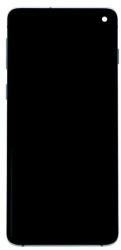  NBA001LCD010333 Samsung Galaxy S10 kék OEM OLED kijelző érintővel kerettel, előlap (NBA001LCD010333)