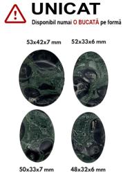  Cabochon Jasp Kambaba Oval - 48-53x32-42x6-7 mm