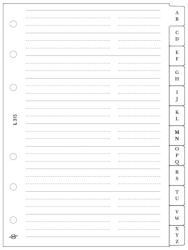SATURNUS Kalendart Saturnus L315/F telefon regiszter gyűrűs naptár kiegészítő (23SL315-FEH)
