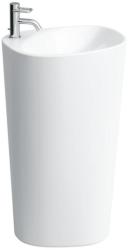 Laufen PALOMBA COLLECTION Szabadon álló mosdó csaplyuk nélkül , Fehér LCC bevonattal H8118034001091 (H8118034001091)