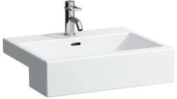 Laufen LIVING Félig beépíthető mosdó, csaplyukkal , Fehér H8134320001081 (H8134320001081)