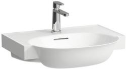 Laufen THE NEW CLASSIC Alsószekrényre illeszthető mosdó csaplyukkal , Fehér LCC bevonattal H8138534001081 (H8138534001081)