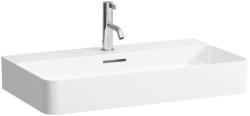 Laufen VAL Mosdótál, alsó felülete csiszolt túlfolyónyílás nélkül, egy csaplyukkal , Matt fehér H8162857571111 (H8162857571111)