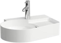 Laufen VAL Mosdó, alsó felülete csiszolt, félig száraz zónával és armatúrapaddal csaplyuk nélkül , Fehér LCC bevonattal H8162884001091 (H8162884001091)