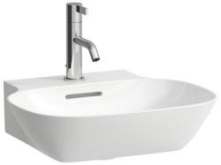 Laufen INO Kézmosó, alsó felülete csiszolt túlfolyónyílás nélkül, csaplyuk nélkül , Matt fehér H8163007571121 (H8163007571121)