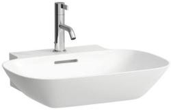 Laufen INO Mosdótál, alsó felülete csiszolt túlfolyónyílás nélkül, egy csaplyukkal , Fehér H8163020001111 (H8163020001111)