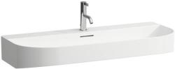 Laufen SONAR Mosdótál, alsó felülete csiszolt csaplyukkal , Fehér LCC bevonattal H8163474001081 (H8163474001081)
