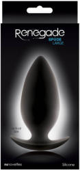 NS Novelties Dop Anal Renegade Spades, Large, Negru, 10.5 Cm