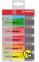 STABILO Textmarker Stabilo Boss Original, 6 culori/set plastic (g, v, p, r, a, r) (SW117006)