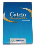 AMNIOCEN Calciu+magneziu+zinc (nou) 24cpr AMNIOCEN