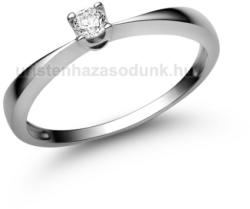  E1FB12 - GYÉMÁNT: 0.12 CT (=3.1mm Ø) Eljegyzési Gyűrű (E1FB12)
