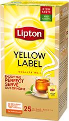 Lipton Black Tea - Yellow Label - Fekete tea 25x1.8g