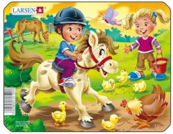 Larsen Puzzle Larsen - Horse, 9 piese (50871) (Larsen-Z11-3)