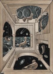 Puzzelman Puzzle PuzzelMan - Maurits Cornelis Escher: Different World, 1.000 piese (61588) (PuzzelMan-863)
