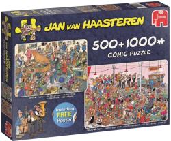 Jumbo Puzzle Jumbo - Jan Van Haasteren: Jan Van Haasteren, 500/1.000 piese (19058) (Jumbo-19058) Puzzle