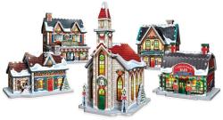 Wrebbit Puzzle 3D Wrebbit - Christmas Village, 116 piese (61358) (Wrebbit-SP-5601) Puzzle