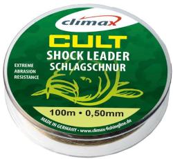 Climax Fir inaintas monofilament Climax Cult Shock Leader, 100m, 0.60mm, 45lb/20.3kg Camouflage (8511-10100-060)