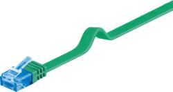 Goobay Cablu de retea RJ45 CAT 6A flat UTP 3m Verde, Goobay 96330 (G96330)