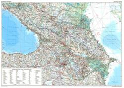 Gizi Map Kaukázus autós falitérkép Gizi Map 1: 1 000 000