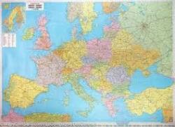 Freytag & Berndt Európa politikai falitérkép fémléces Freytag 1: 3 500 000 126x89, 5