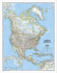 National Geographic Észak-Amerika falitérkép National Geographic 61x76 cm