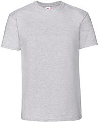 Fruit of the Loom Csomag akciós póló (minimum 3 db) Férfi póló Rövid ujjú Fruit of the Loom Ringspun Premium T - XL, Heather szürke