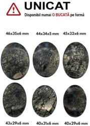 Cabochon Marcasit Oval - 40-46x29-35x5-6 mm