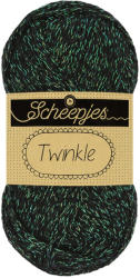 Scheepjes Twinkle 903 - fekete csillogó pamut fonal