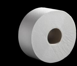 Midi wc papír, 2 réteg, 100% fehér, 23 cm átmérő, 6 tekercs/ csomag