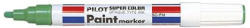 Pilot Marker permanent cu vopsea Pilot Paint diverse culori 2 mm varf rotund verde (PSC-PM-G)