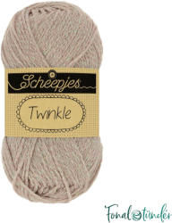 Scheepjes Twinkle 904 - bézs csillogó pamut fonal