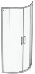 Ideal Standard Cabina de dus semirotunda cu usi glisante 80x80 Ideal Standard Connect 2 profil crom (K9250EO) - neakaisa