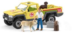 Schleich Mașina off-road Schleich Rescue cu medicul veterinar (OLP102642503)