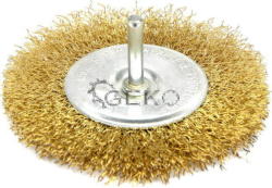 GEKO Csapos körkefe 100mm sárgaréz G00618 (G00618)