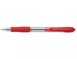 Pilot Pix cu bila Pilot Super Grip diverse culori 0.7 mm cu click rosu (PBPGP-10RFR)