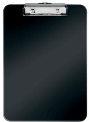 LEITZ Clipboard LEITZ WOW, simplu, PS, A4, 100 coli, negru (L-39710095)
