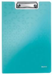 LEITZ Clipboard LEITZ WOW, dublu, polyfoam, A4, 100 coli, turcoaz (L-41990051)