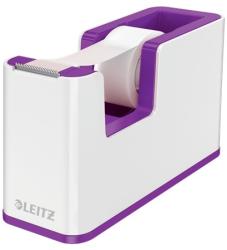 LEITZ Dispenser banda adeziva LEITZ WOW, PS, banda inclusa, culori duale, alb-mov (L-53641062)