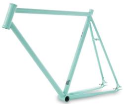 Csepel Royal 4* 2017 28-as (622-es) fixi-single speed kerékpár váz és villa szett, acél, matt türkiz, 520-es vázméret