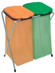 Strend Pro Suport pentru 2 saci de gunoi 66x42x78 cm ECOFIX, Strend Pro (2211492)