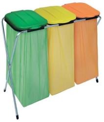 Strend Pro Suport pentru 3 saci de gunoi 96x42x78 cm ECOFIX, Strend Pro (2211494)