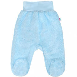 NEW BABY Baba plüss lábfejes nadrág New Baby Nice Bear kék - pindurka - 3 790 Ft